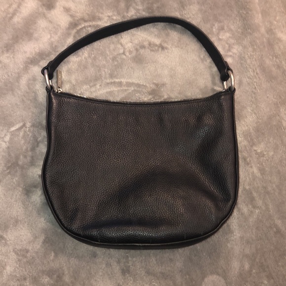 Used once … Michael Kors Brooklyn black with silver grommets purse - Picture 5 of 8